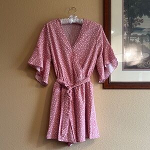 NWOT - Pink Heart Romper